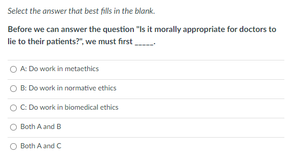 Before we can answer the question "is it morally | Chegg.com