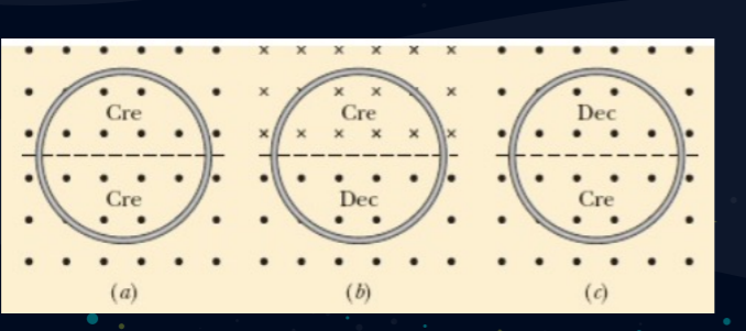 Solved The figure shows three arrangements in which equal | Chegg.com
