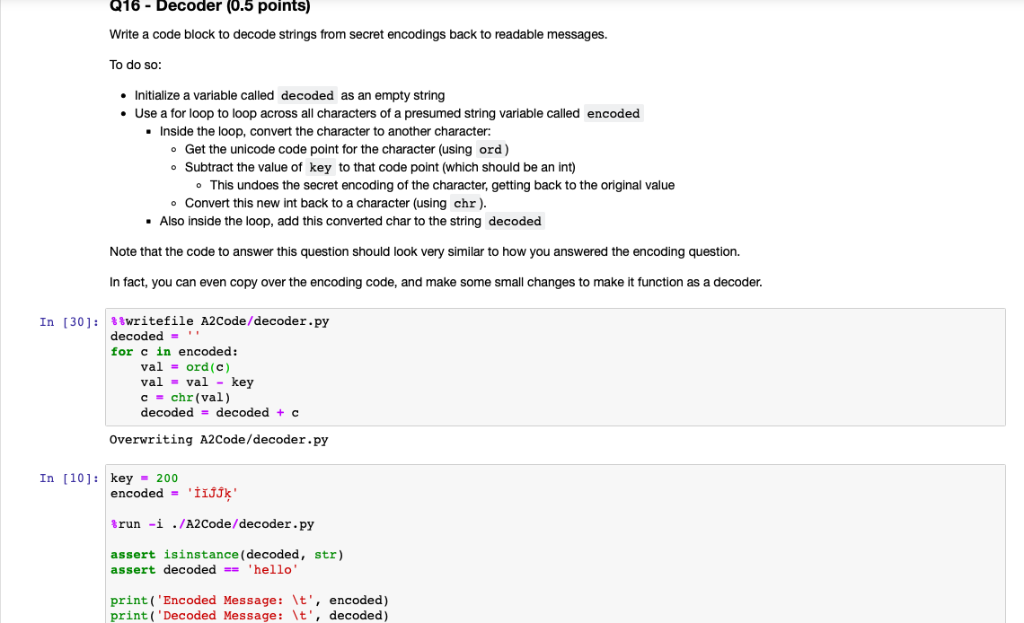 Solved: Part 5: Ciphers This Part Is An Application Of All... | Chegg.com