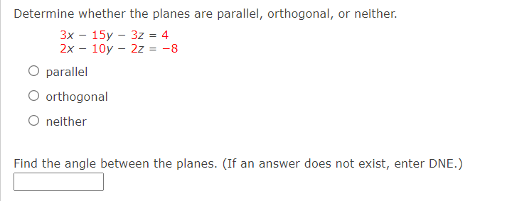Solved Determine whether the planes are parallel, | Chegg.com
