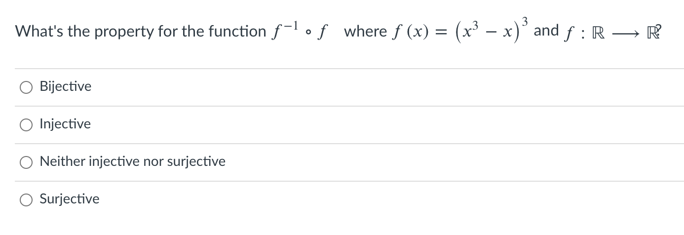 Solved What's the property for the function f-10f where f | Chegg.com