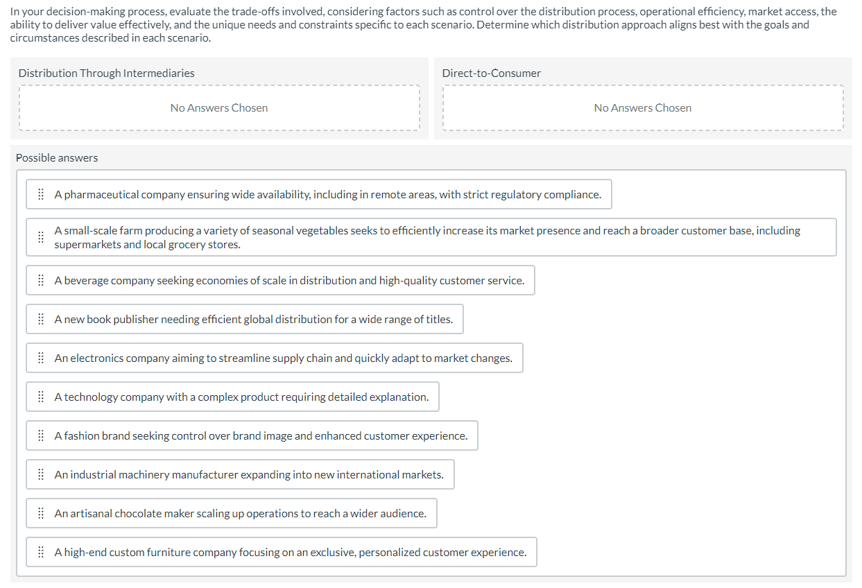 Solved In your decision-making process, evaluate the | Chegg.com