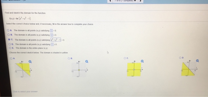 Solved Find and sketch the domain for the function f(x, y) | Chegg.com