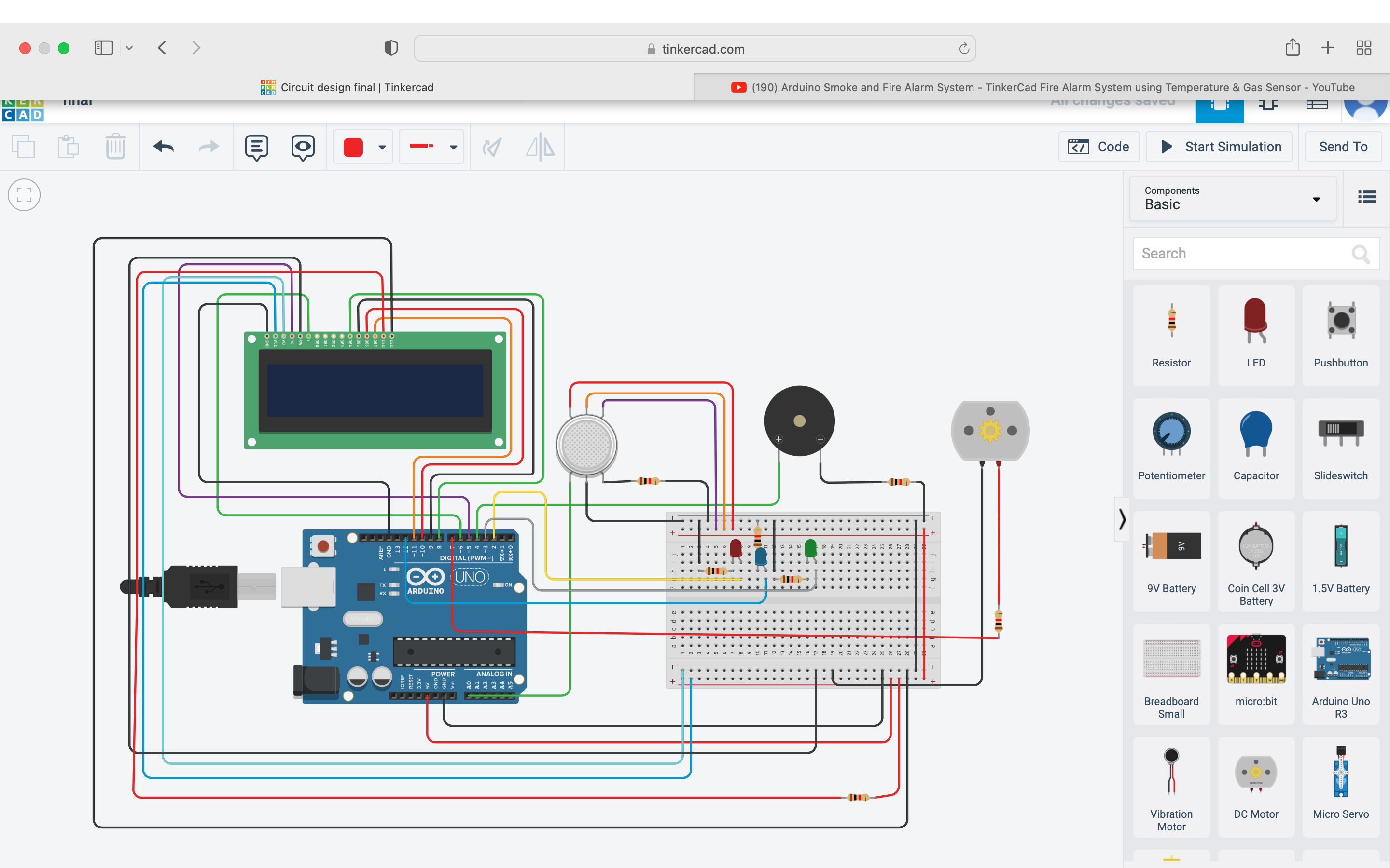 Solved What is wrong in this code or circuit buzzer and leds