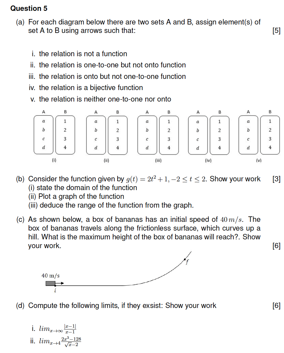 (a) For each diagram below there are two sets A and | Chegg.com