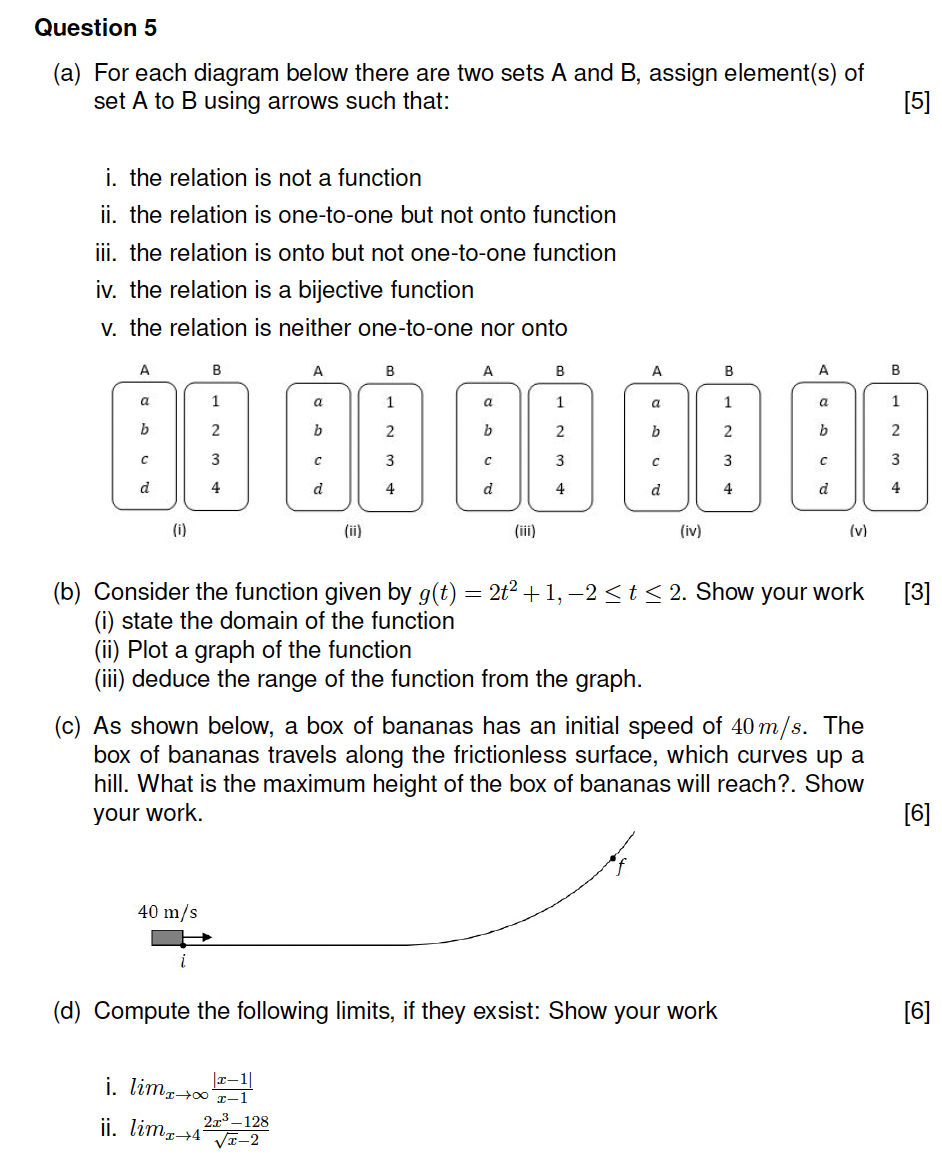 Solved (a) For Each Diagram Below There Are Two Sets A And | Chegg.com