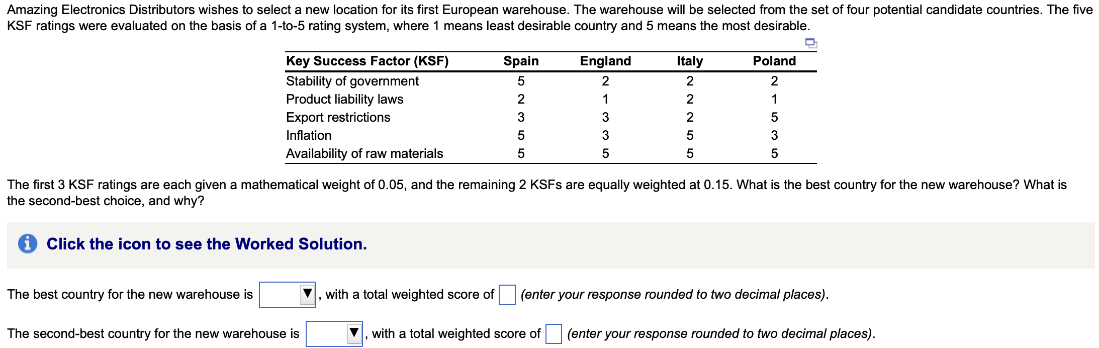 Solved Please help me with the following problem. Been