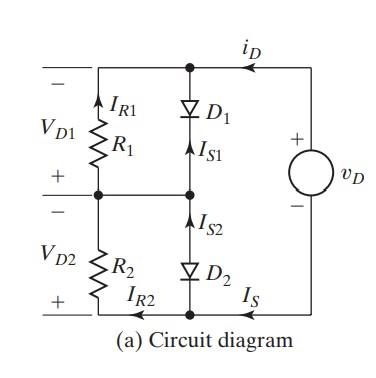 Solved Two diodes are connected in series as shown in Figure | Chegg.com