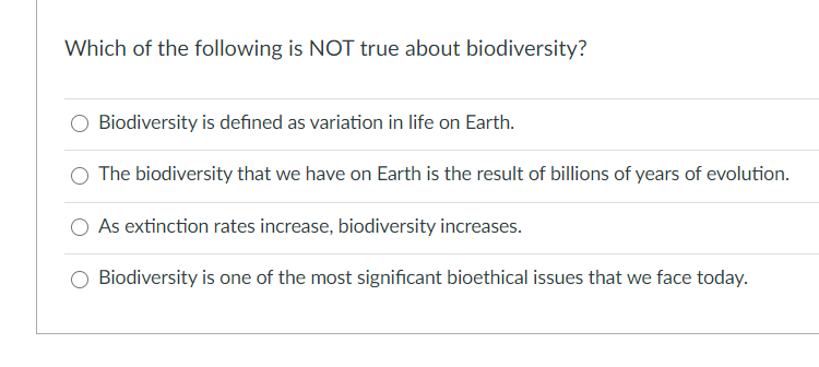 Solved Which Of The Following Is NOT True About Chegg