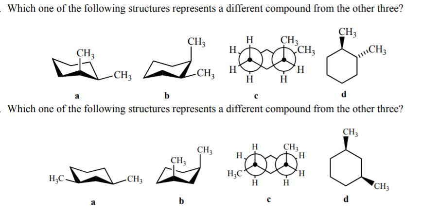 Which Of The Following Represents A Compound Solved Which one of the following structures represents a | Chegg.com