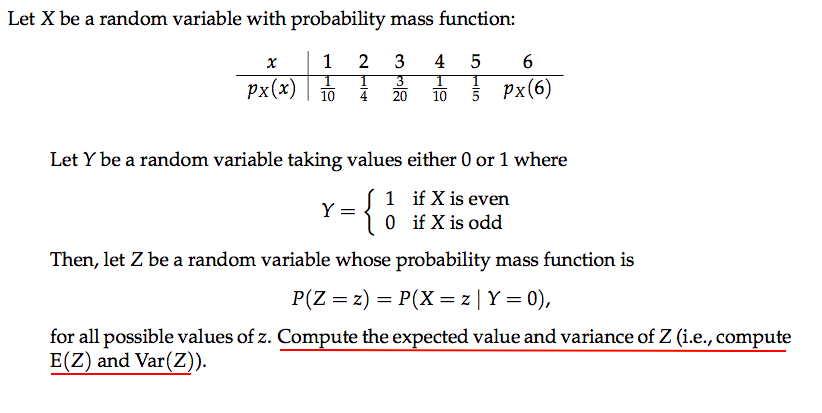 Solved Let X be a random variable with probability mass | Chegg.com