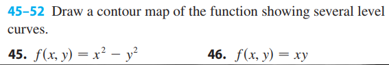 Solved Draw a contour map of the function showing several | Chegg.com