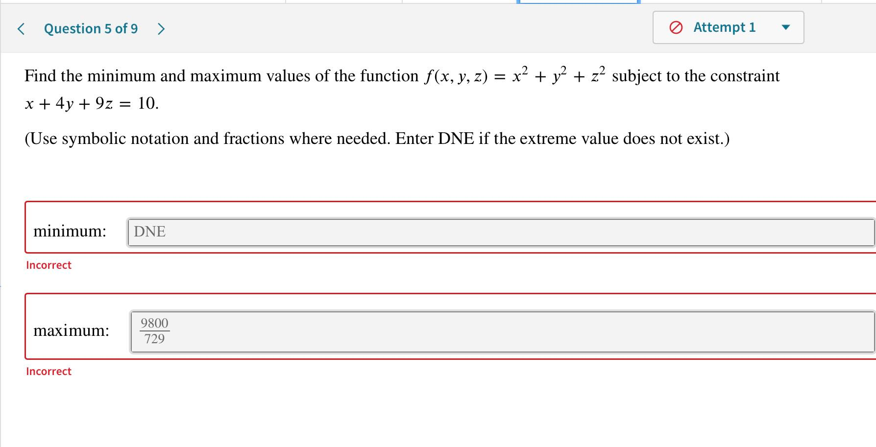 solved-attempt-1-find-the-minimum-and-chegg