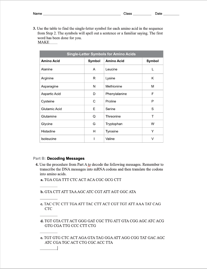 Solved Name Class Date Guided Inquiry Skills Lab Chapter 13 Chegg Com