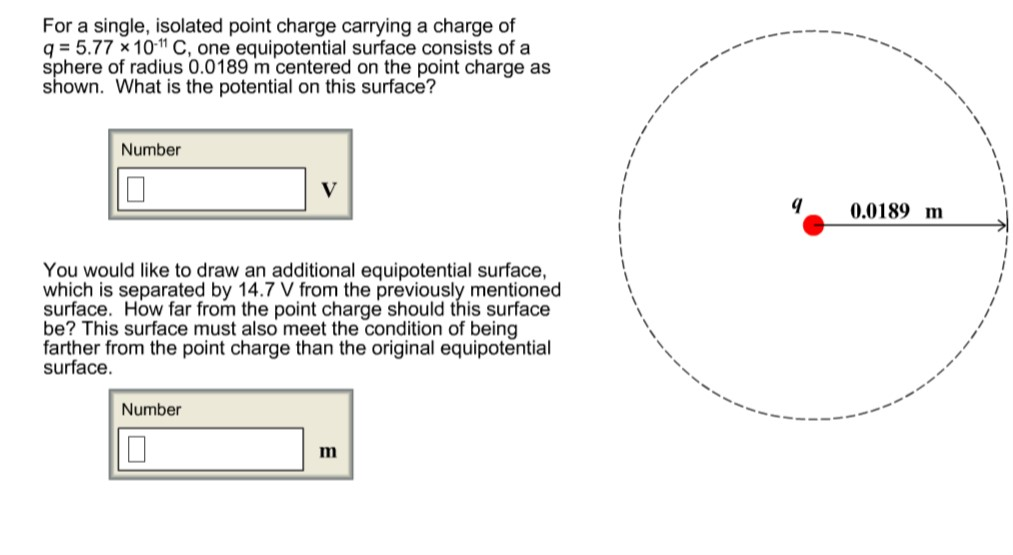 Solved For a single, isolated point charge carrying a charge | Chegg.com