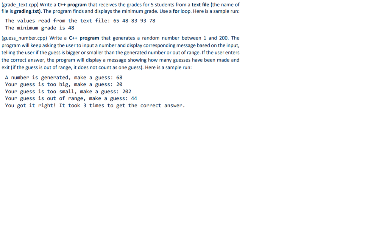 Solved (grade_text.cpp) Write a C++ program that receives | Chegg.com
