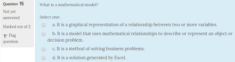 Solved Question 9 What is a good decision? Not yet answered | Chegg.com