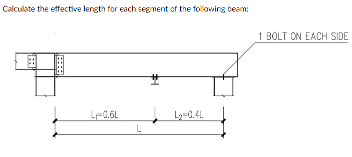 Solved Calculate the effective length for each segment of | Chegg.com