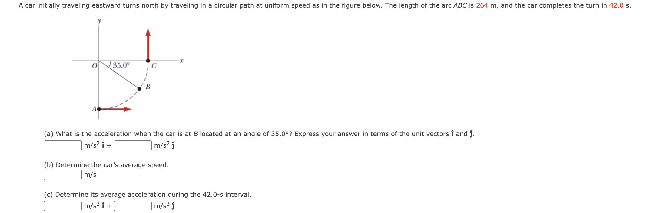 Solved (a) What Is The Acceleration When The Car Is At B | Chegg.com