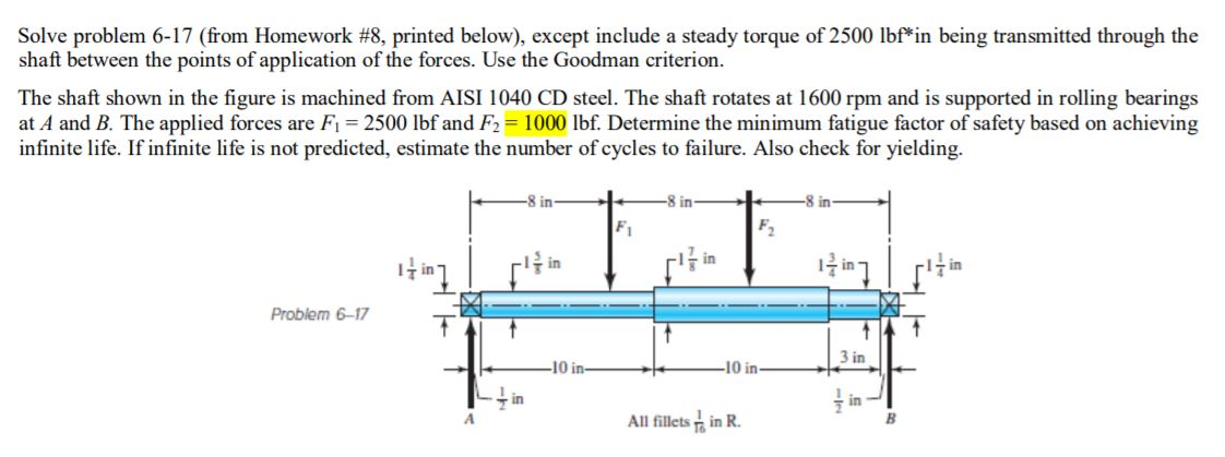 Solved Solve problem 6-17 (from Homework #8, printed below Solved Solve problem 6-17 (from Homework #8, printed below