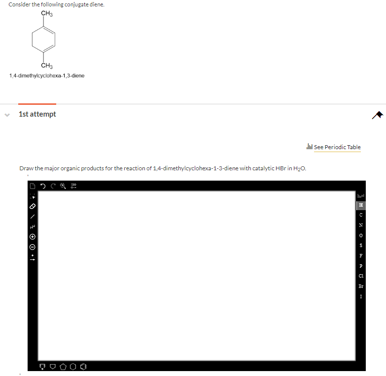 Solved Consider the following conjugate diene. | Chegg.com