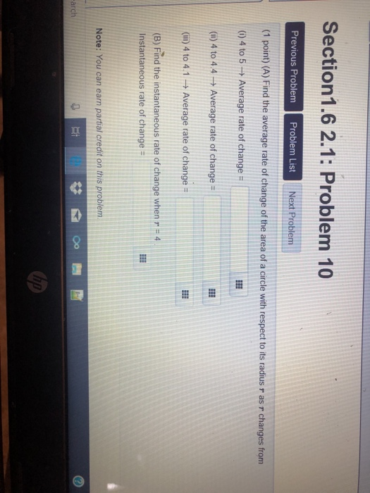 Solved Section1.6 2.1: Problem 10 Previous Problem Problem | Chegg.com