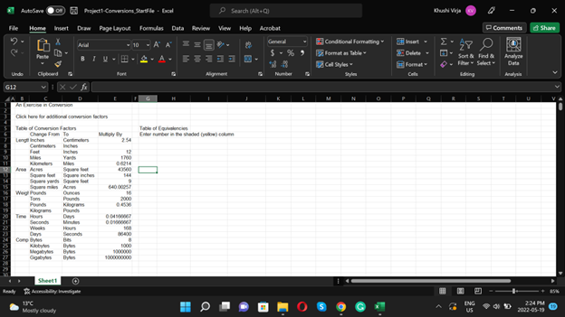 Solved Hello, Please help me solve this excel by just | Chegg.com