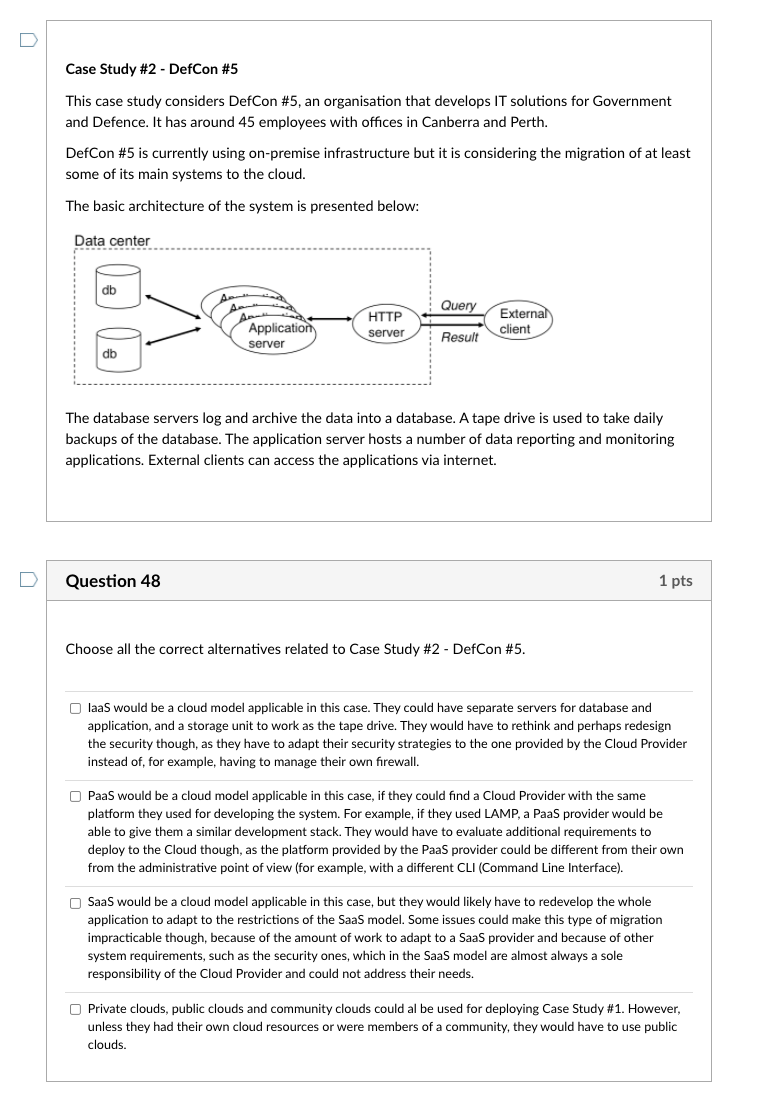 Solved D Case Study 2 DefCon 5 This case study considers