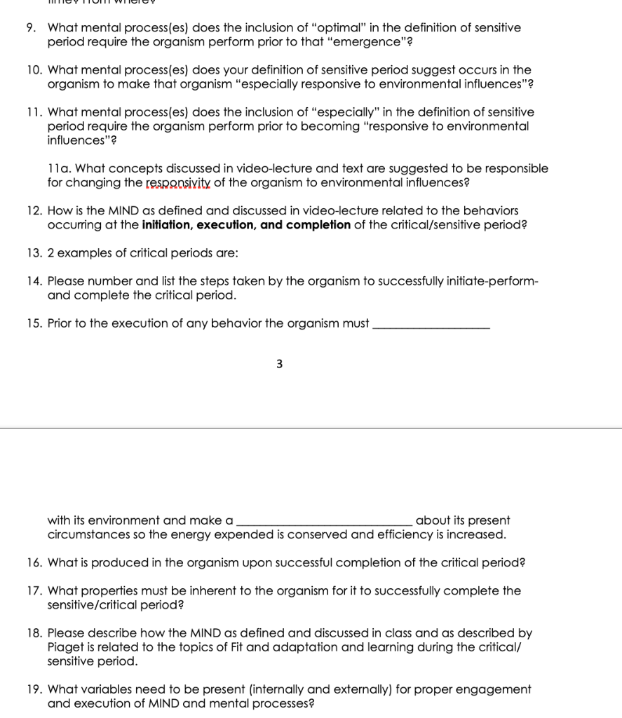 Solved 9. What mental process es does the inclusion of Chegg