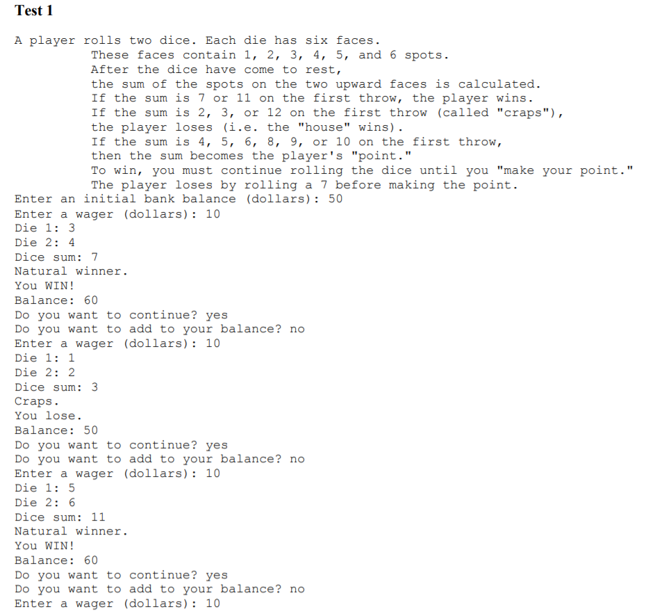 Solved The goal of this project is to play a simplified game | Chegg.com