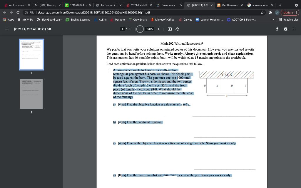 An Economic X Pdf Beating X 1710 024 Pc X An Chegg Com