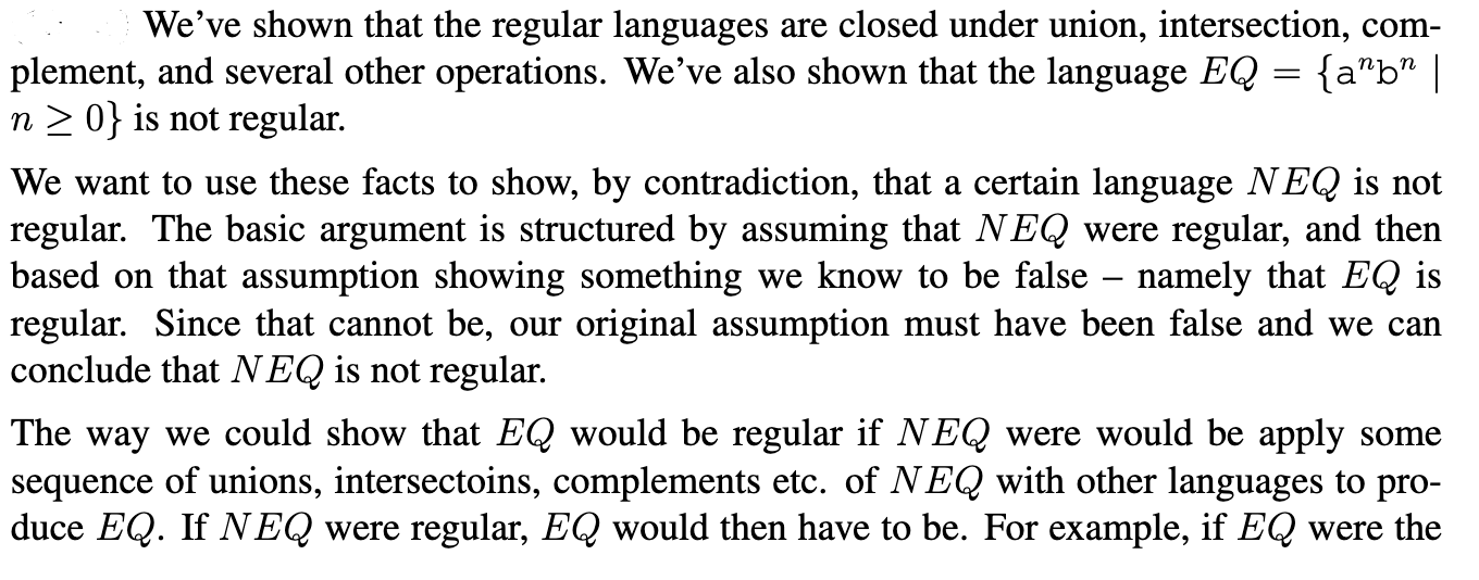 We ve shown that the regular languages are closed Chegg