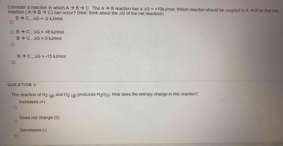 Solved Consider A Reaction In Which A B C The AB Reaction | Chegg.com