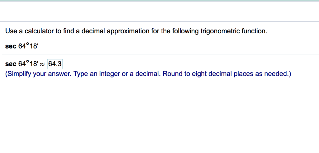 Solved Use a calculator to find a decimal approximation for | Chegg.com