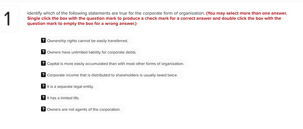 Solved Identify which of the following statements are true | Chegg.com - Which Of The Following Is True Of An Llc