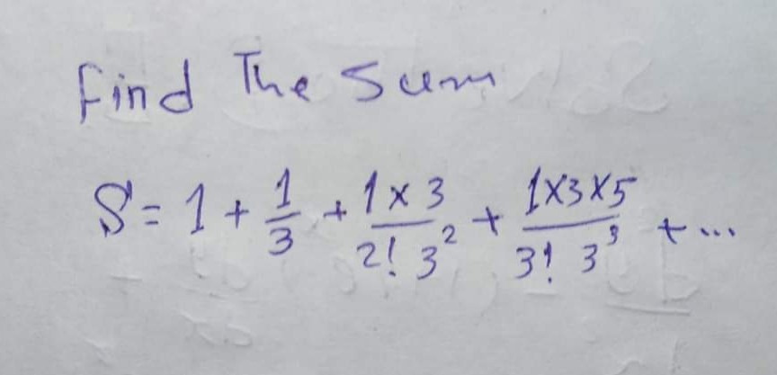 Solved find the sum | Chegg.com
