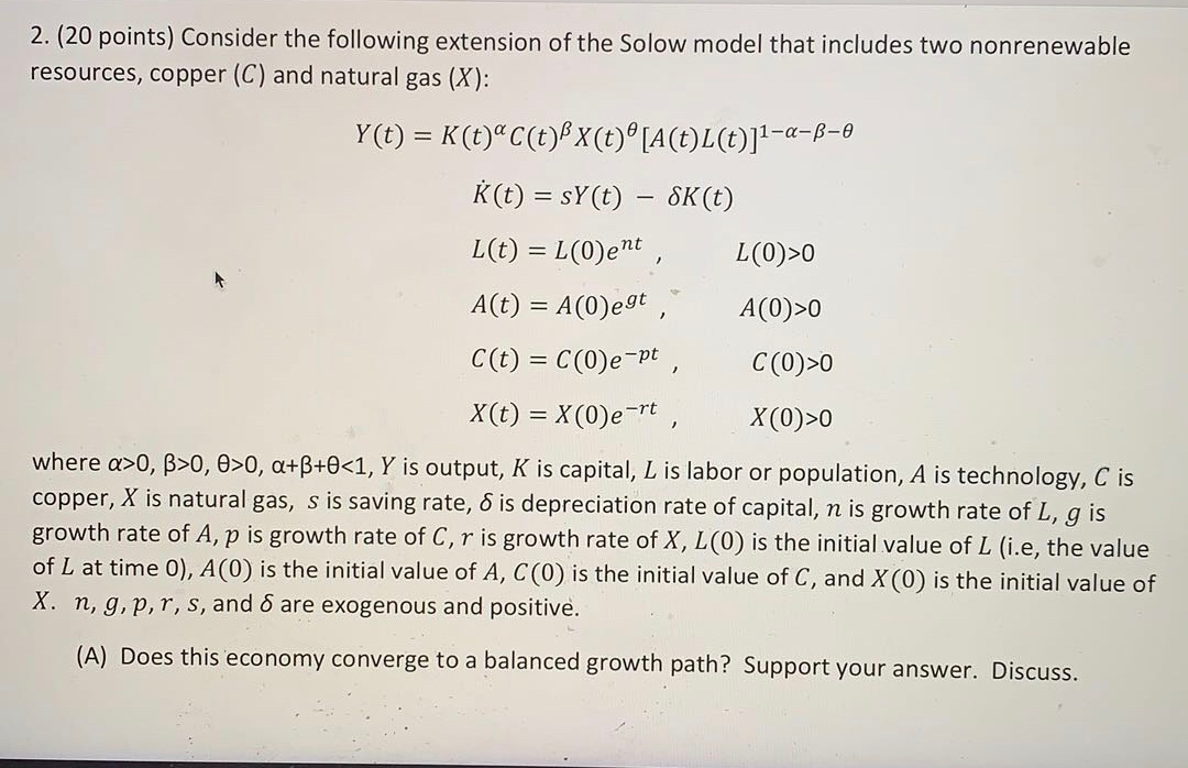 2 Points Consider The Following Extension Of Chegg Com