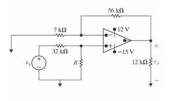 Solved 56 kΩ 12 V 32 kΩ -15 V Part A What op amp circuit | Chegg.com