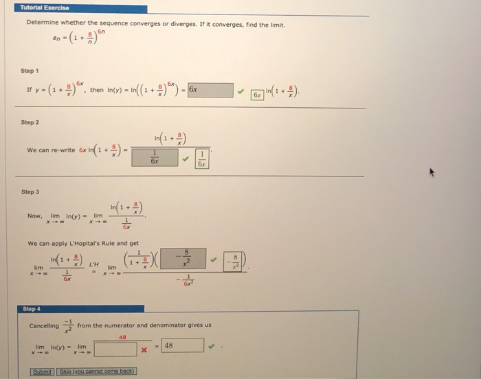 Solved Tutorial Exercise Determine whether the sequence | Chegg.com