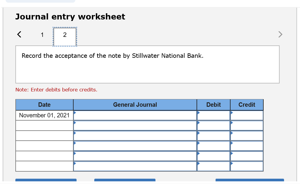 Solved Problem 8 2b Record Notes Payable And Notes Receiv