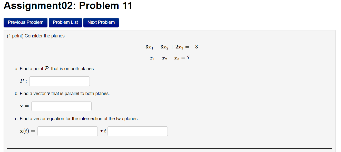Solved Assignment02: Problem 11 Previous Problem Problem | Chegg.com