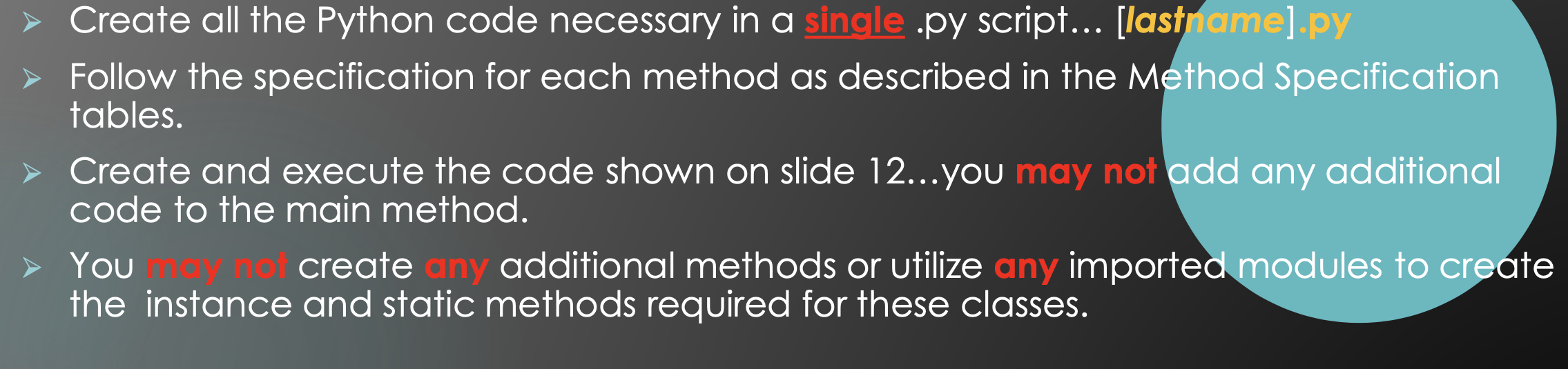 Create all the Python code necessary in a single .py | Chegg.com