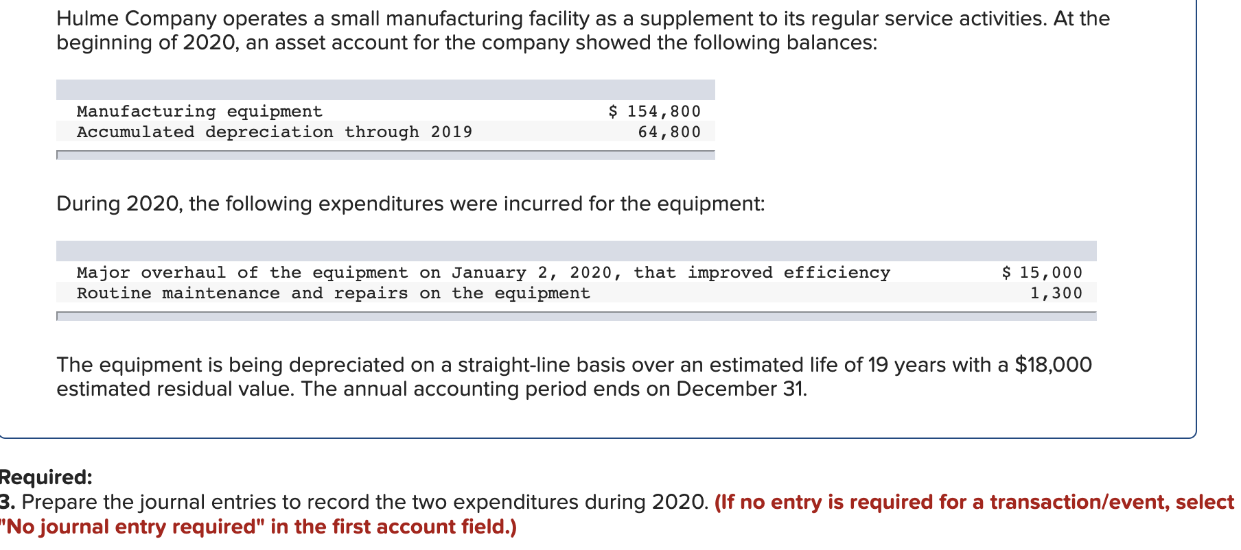 solved-hulme-company-operates-a-small-manufacturing-facility-chegg