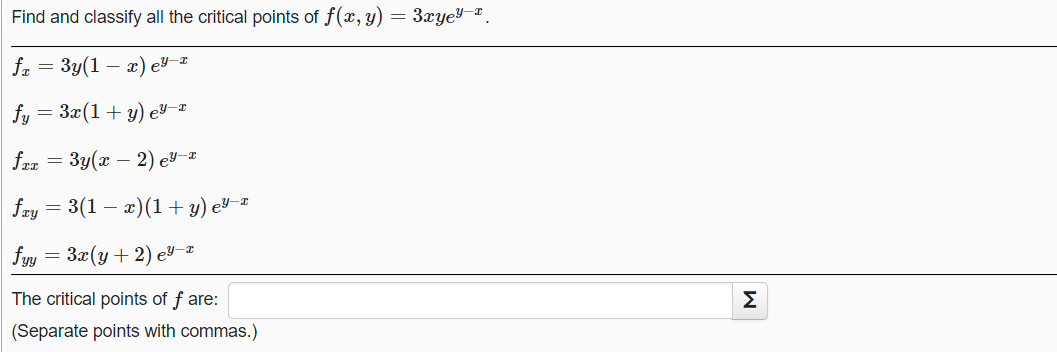 Solved Find and classify all the critical points of | Chegg.com