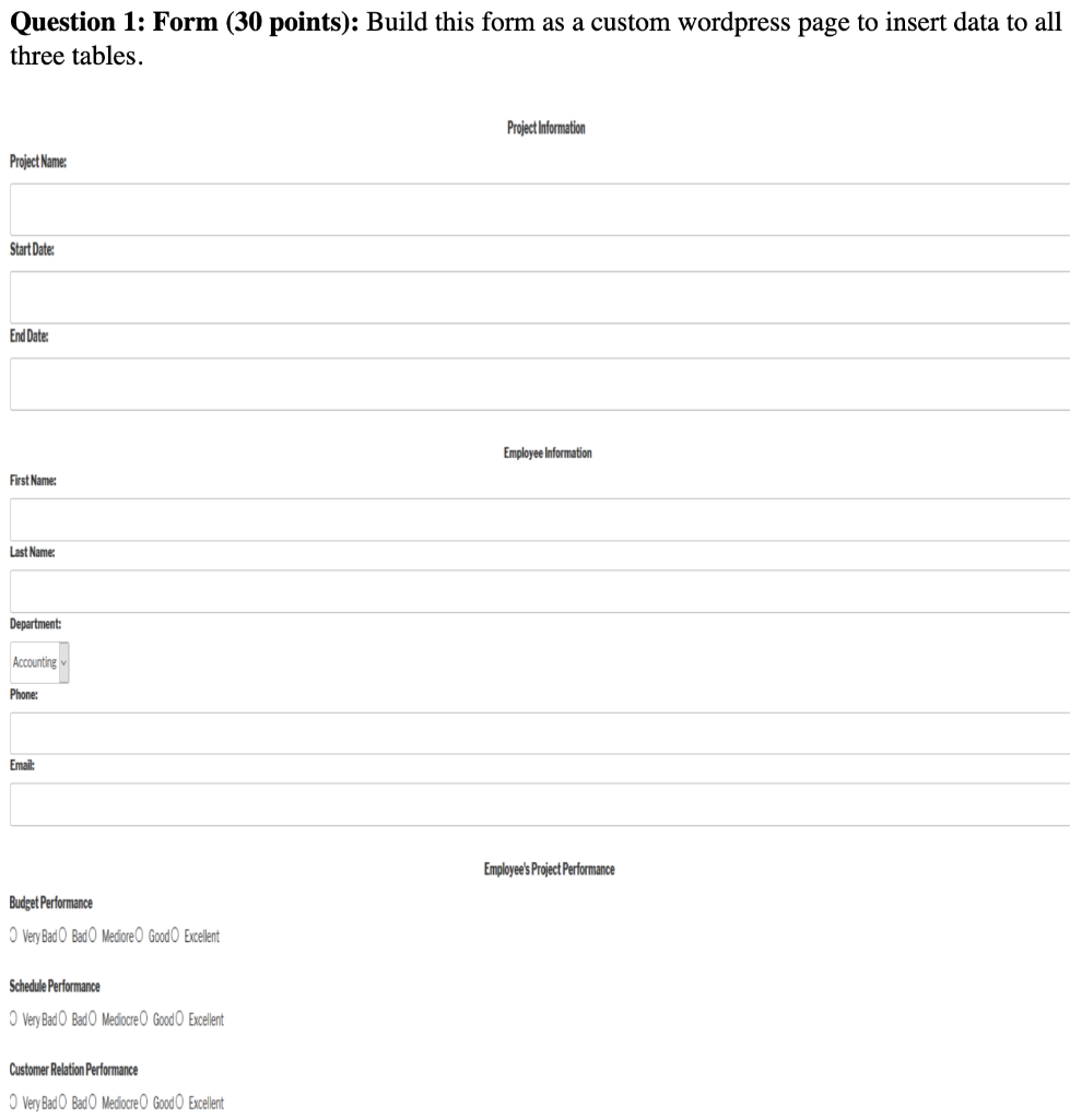 Source Table Personal Project Example The purpose of this individual homework is to build a | Chegg.com
