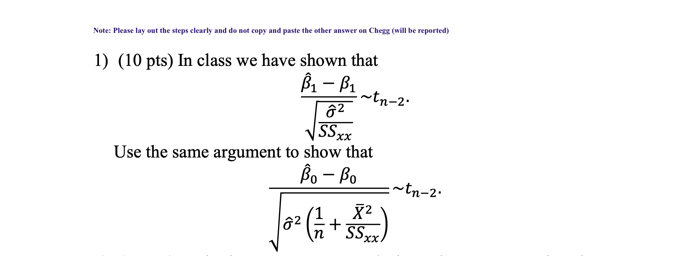 Solved Note: Please lay out the steps clearly and do not | Chegg.com