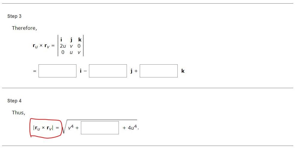 Solved Find The Area Of The Surface With Parametric | Chegg.com