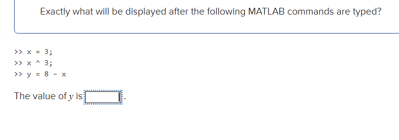 Solved Exactly what will be displayed after the following | Chegg.com