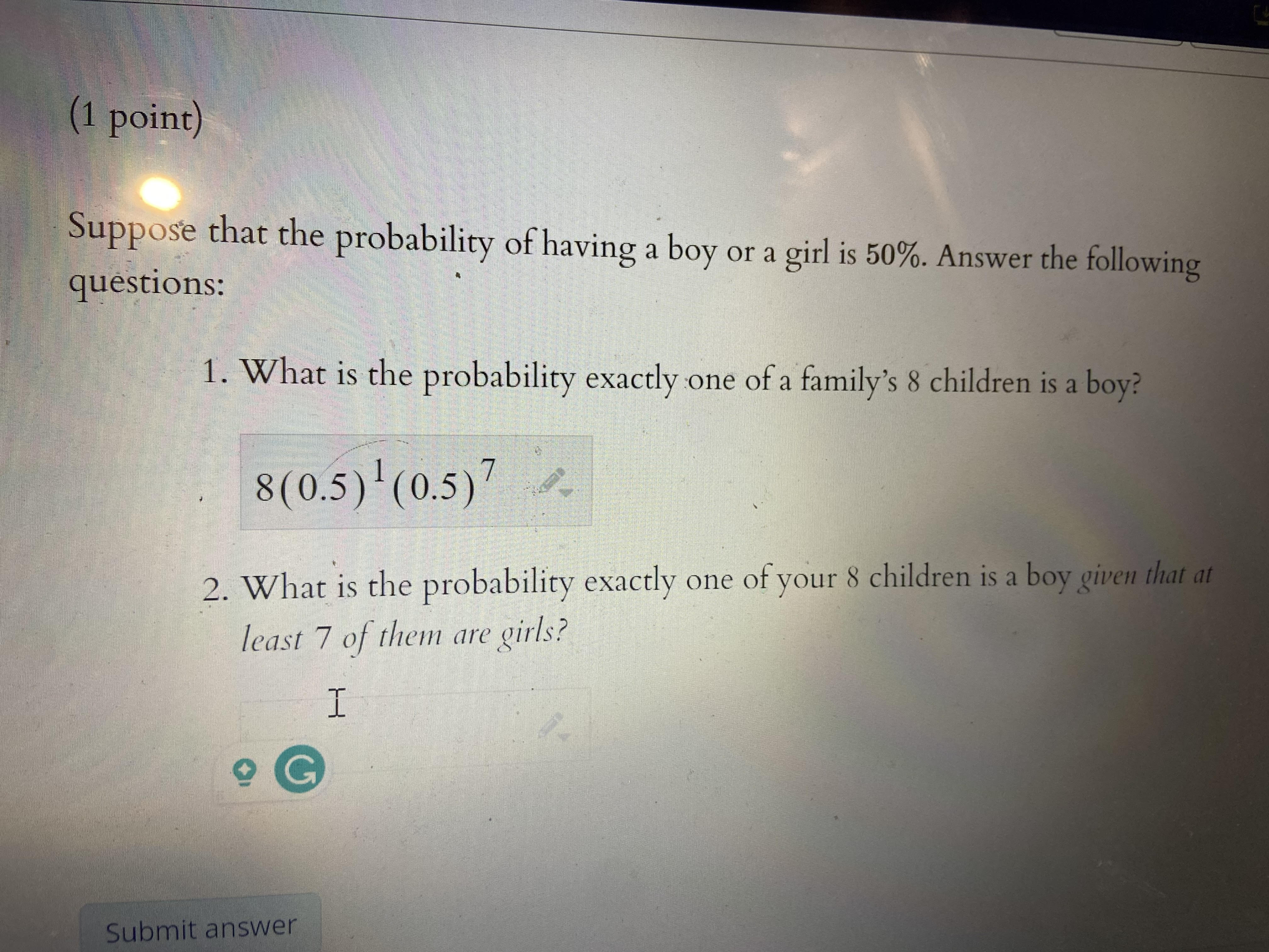 Solved Suppose that the probability of having a boy or a | Chegg.com