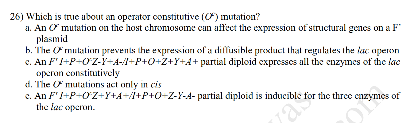 Solved 26) Which is true about an operator constitutive (OC) | Chegg.com